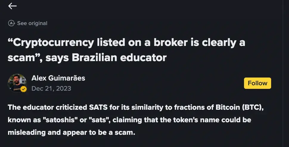 sats coin