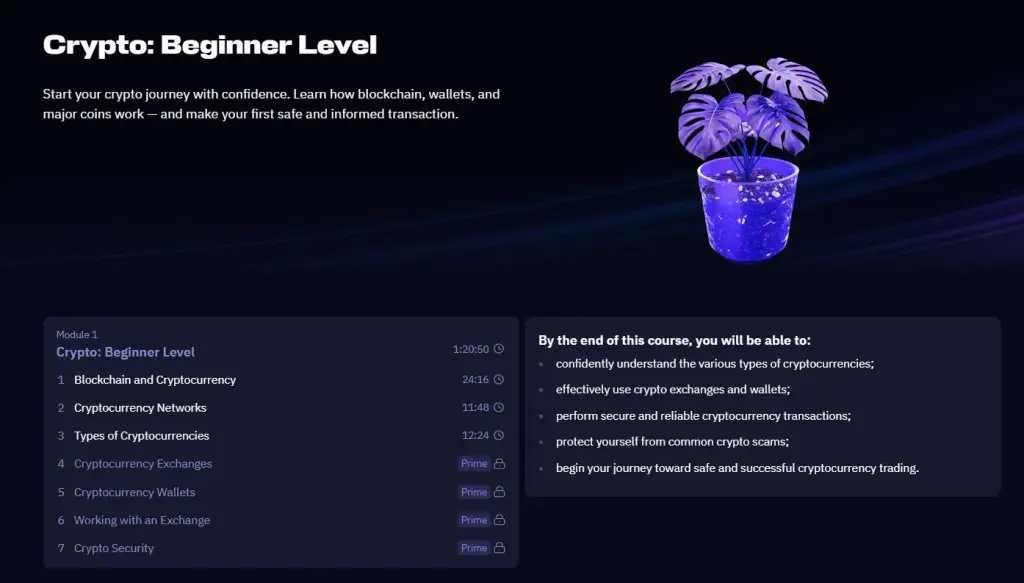 evedex academy learn crypto trading blockchain fundamentals