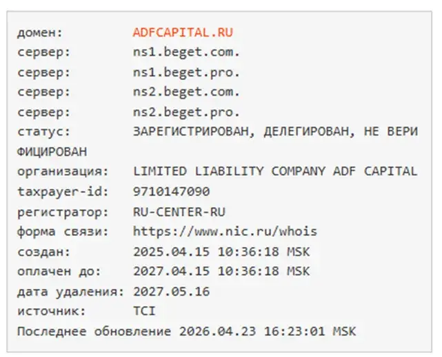 адф капитал