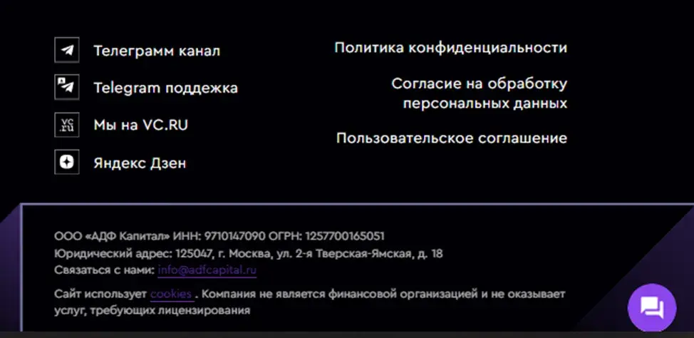 adfcapital ru отзывы