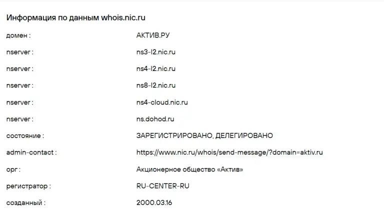 актив ру