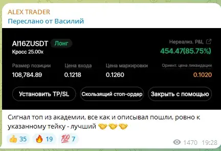 alex trader телеграмм канал