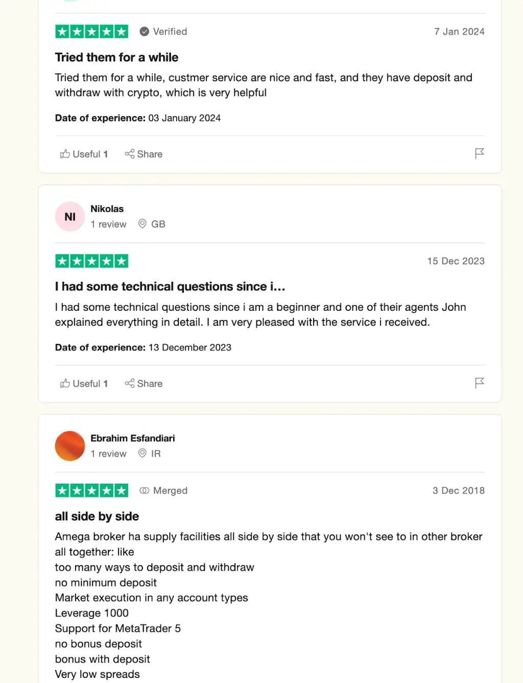 Amega Finance Отзывы