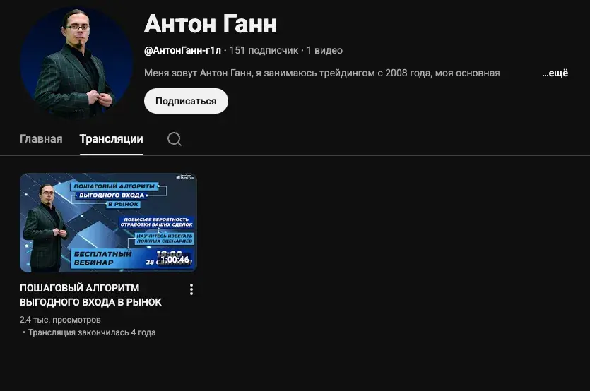инвестор антон ганн