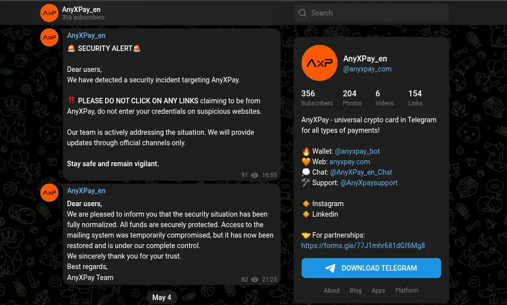 anyxpay отзывы