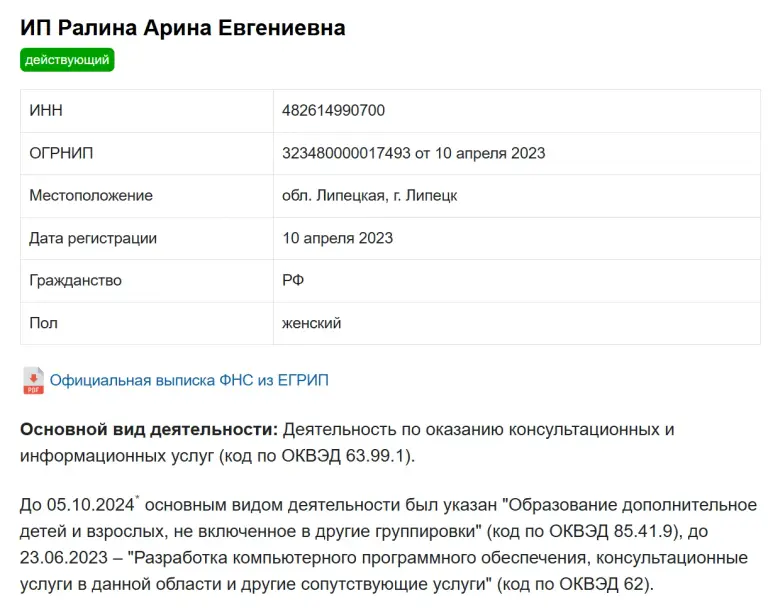 арина ралина фриланс развод