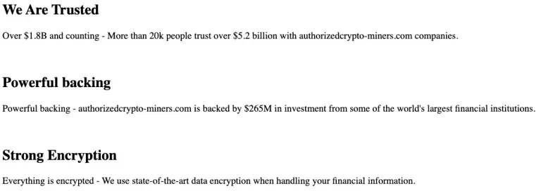 Authorised crypto miners Authorised crypto miners