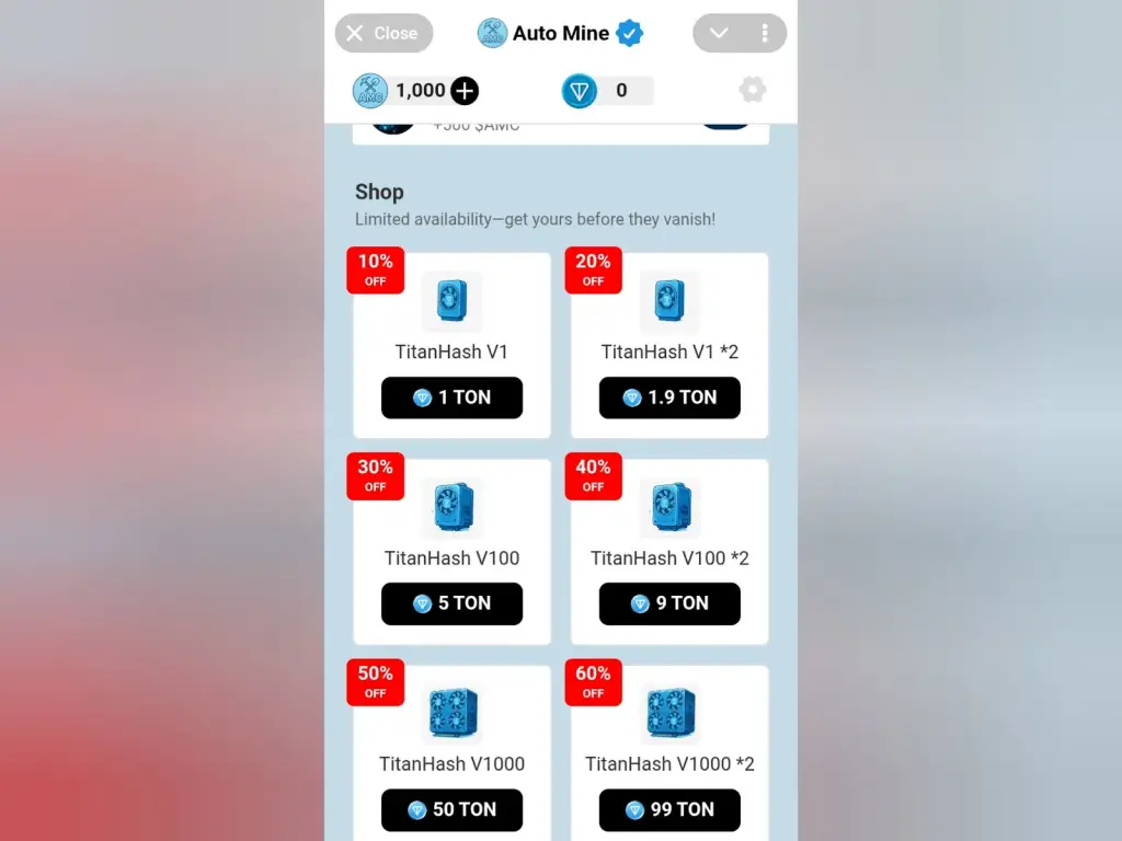 auto mine app telegram