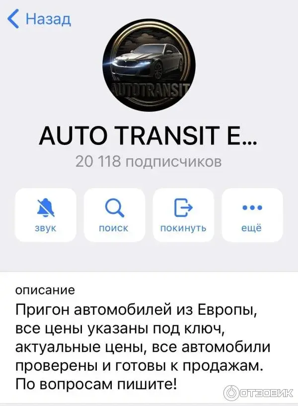 авто транзит отзывы
