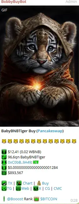 baby bnb tiger
