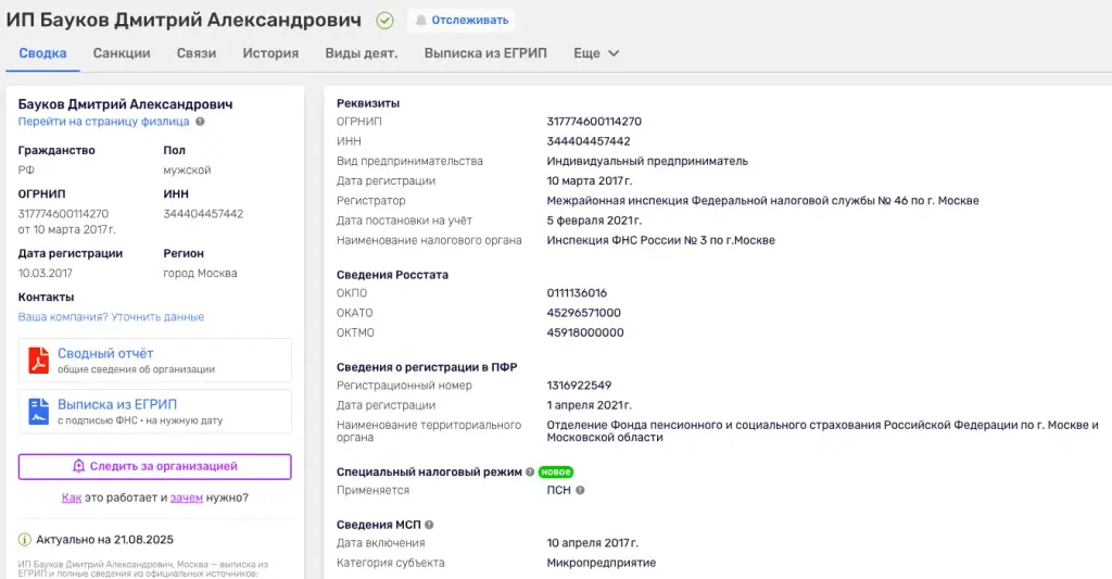 бауков дмитрий