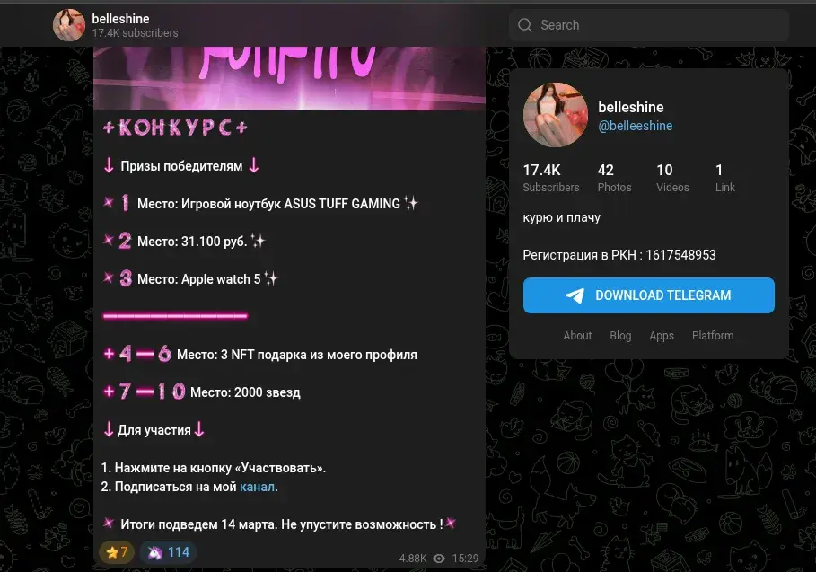 bellesh тг отзывы