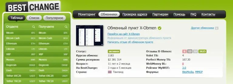x obmen