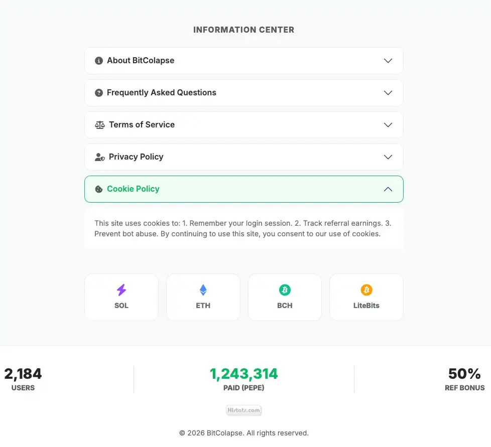 bitcolapse