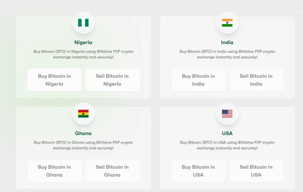 BitValve P2P Crypto Exchange