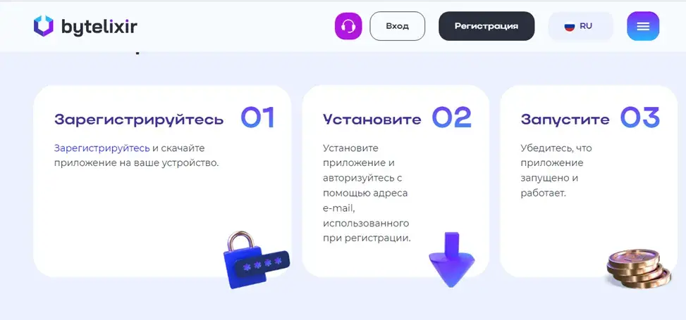 Как начать зарабатывать на Bytelixir
