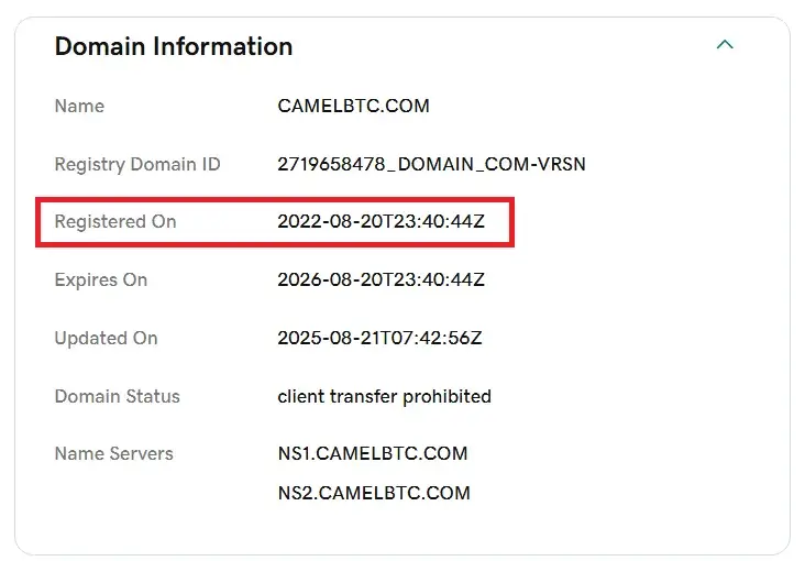 camel btc game