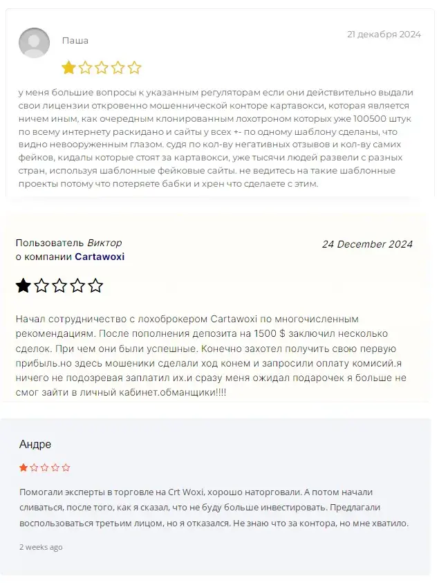 cartawoxi отзывы