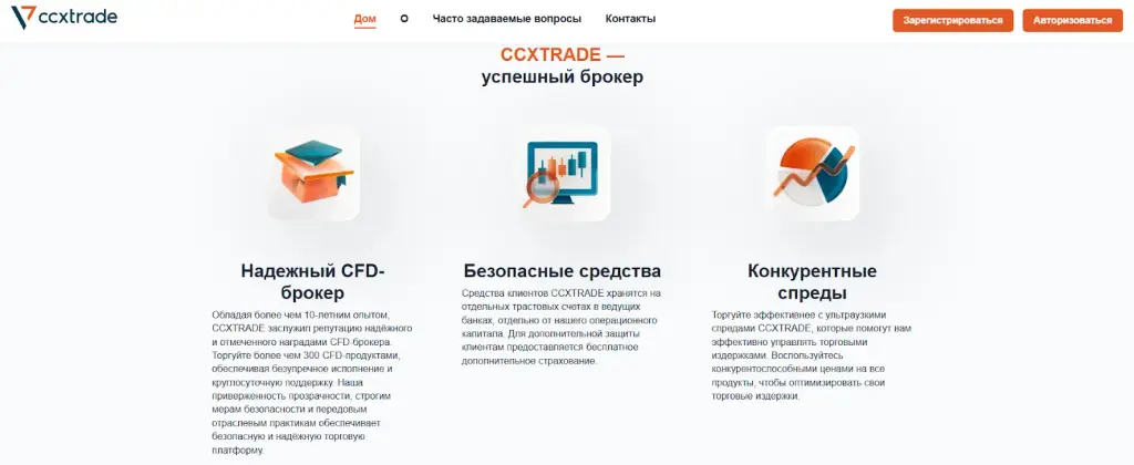 ccxtrade информация о брокере