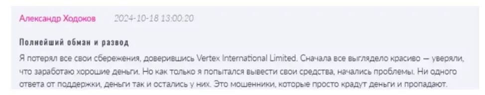 vertex international limited