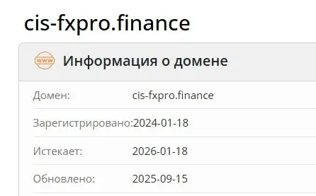 cis fxpro finance