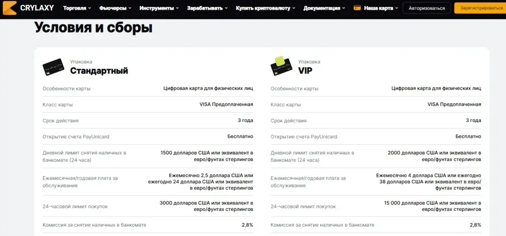 crylaxy биржа