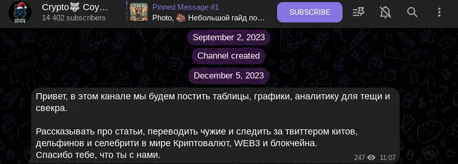 crypto coyote телеграмм