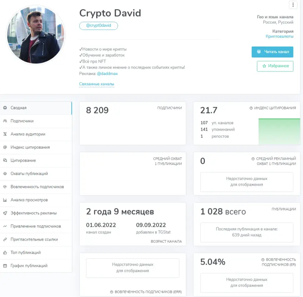 канал crypto david скам