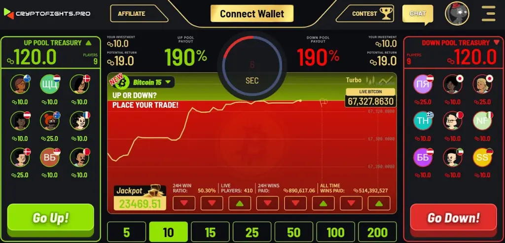 cryptofights платформа