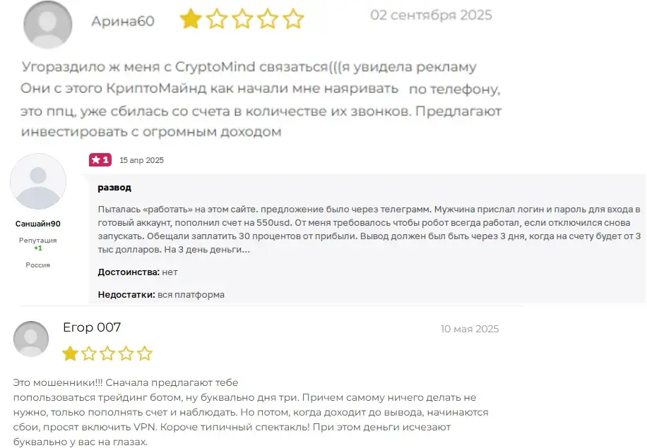 cryptomind отзывы