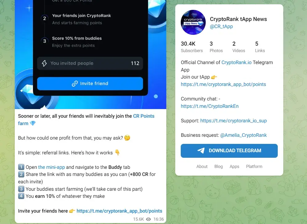 CryptoRank как заработать