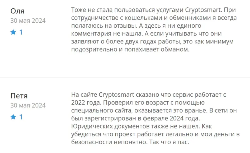 cryptosmart online отзывы