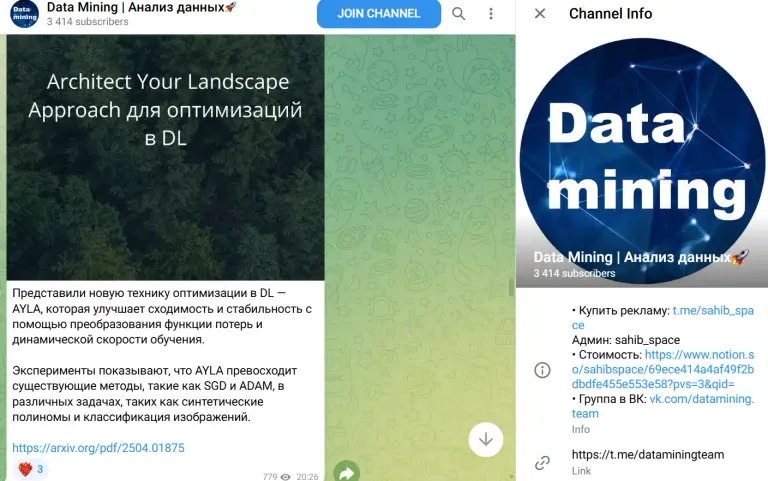 проект дата майнинг в телеграм отзывы