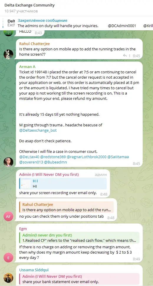 Delta Exchange Community