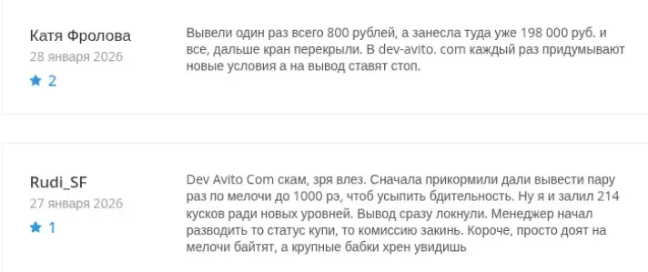 dev avito com развод