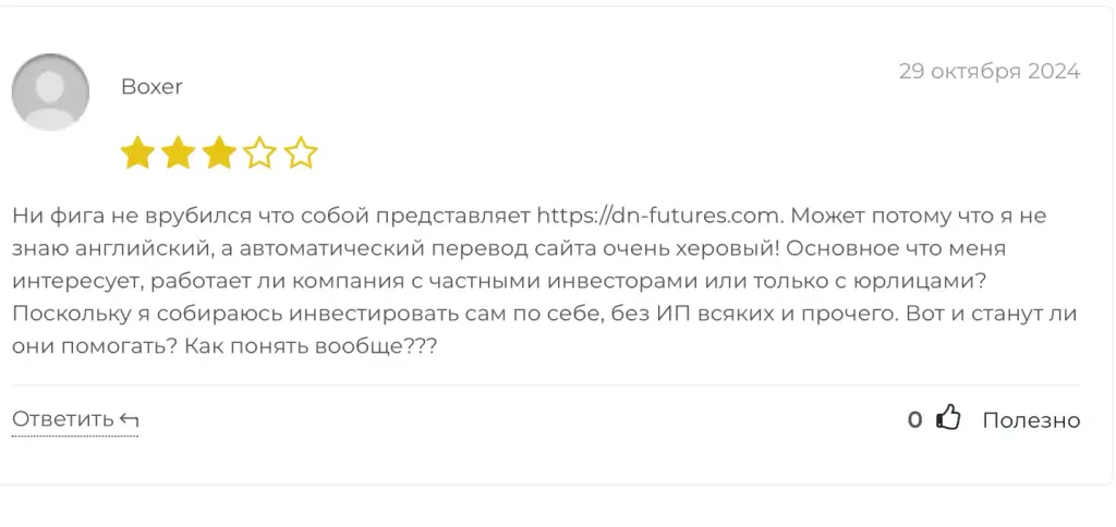 dn futures com отзывы
