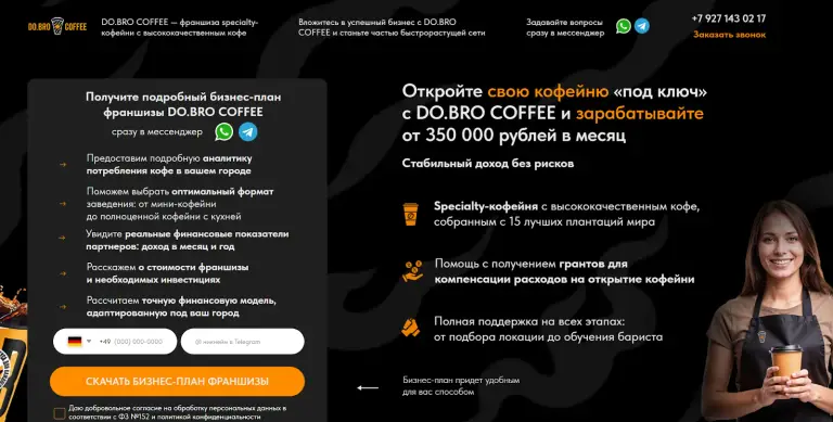 добро кофе франшиза