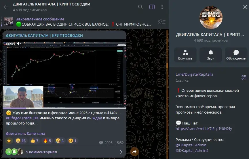 двигатель капитала криптосводки