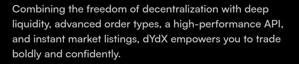 криптобиржа dydx