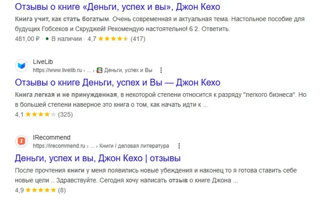 отзывы о результатах отзывы о результатах