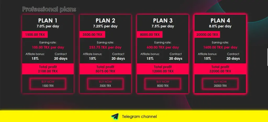 earn trx