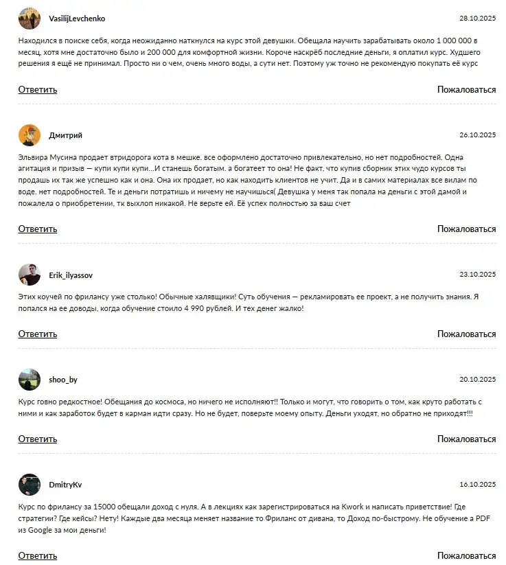 мусина эльвира равилевна