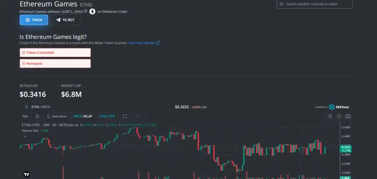 ethereum games токен