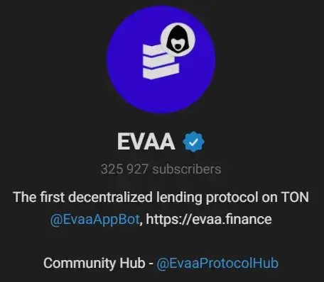 Evaa телеграмм