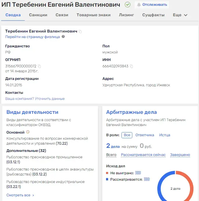 теребенин евгений валентинович