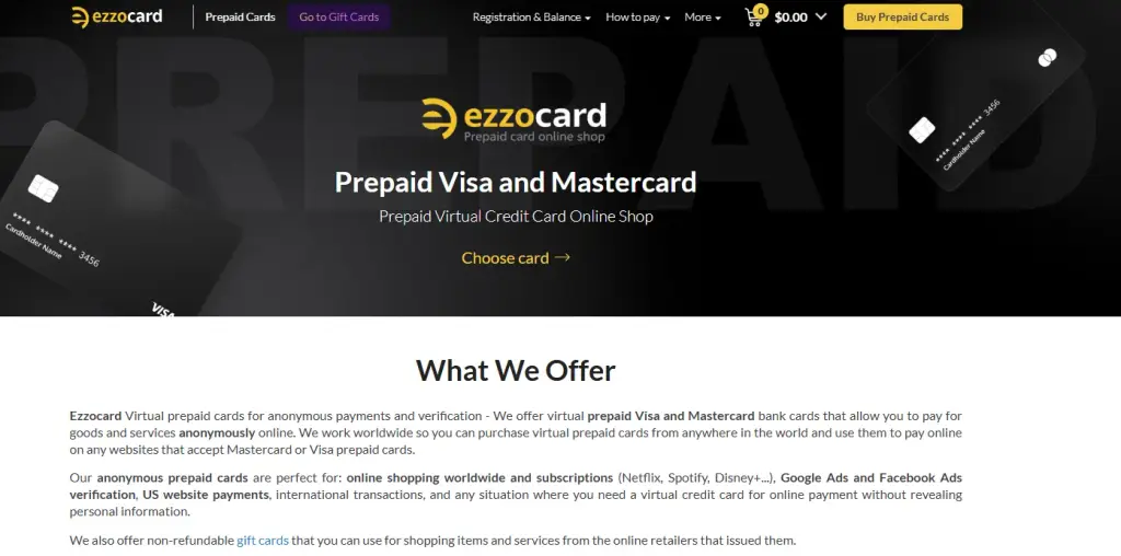 ezzo card