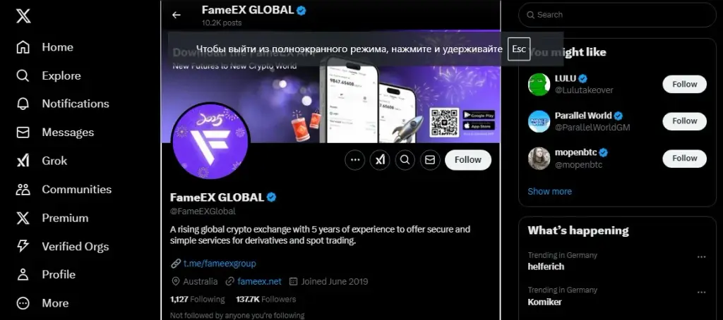 fameex