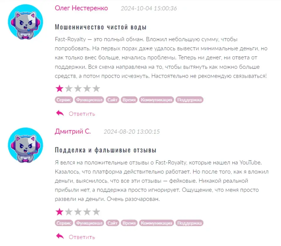 fast royalty отзывы fast royalty отзывы