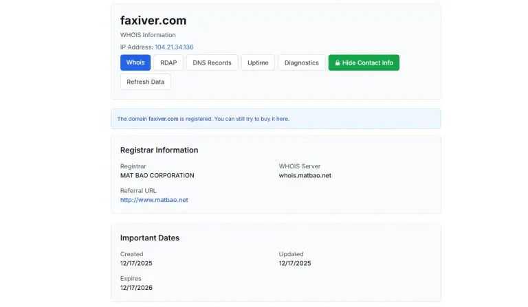 faxiver