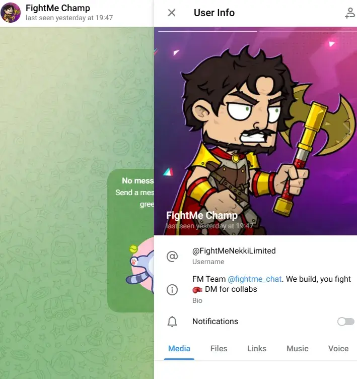 fightme telegram